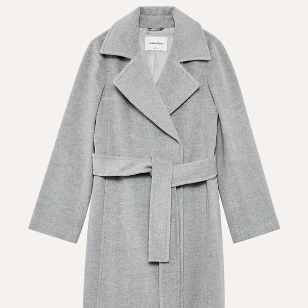 Babaton Robbie Belted Wool Coat
